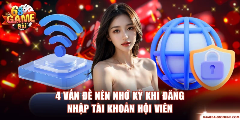 4 vấn đề nên nhớ kỹ khi đăng nhập tài khoản hội viên